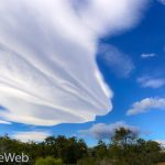 Un drôle de nuage en Patagonie