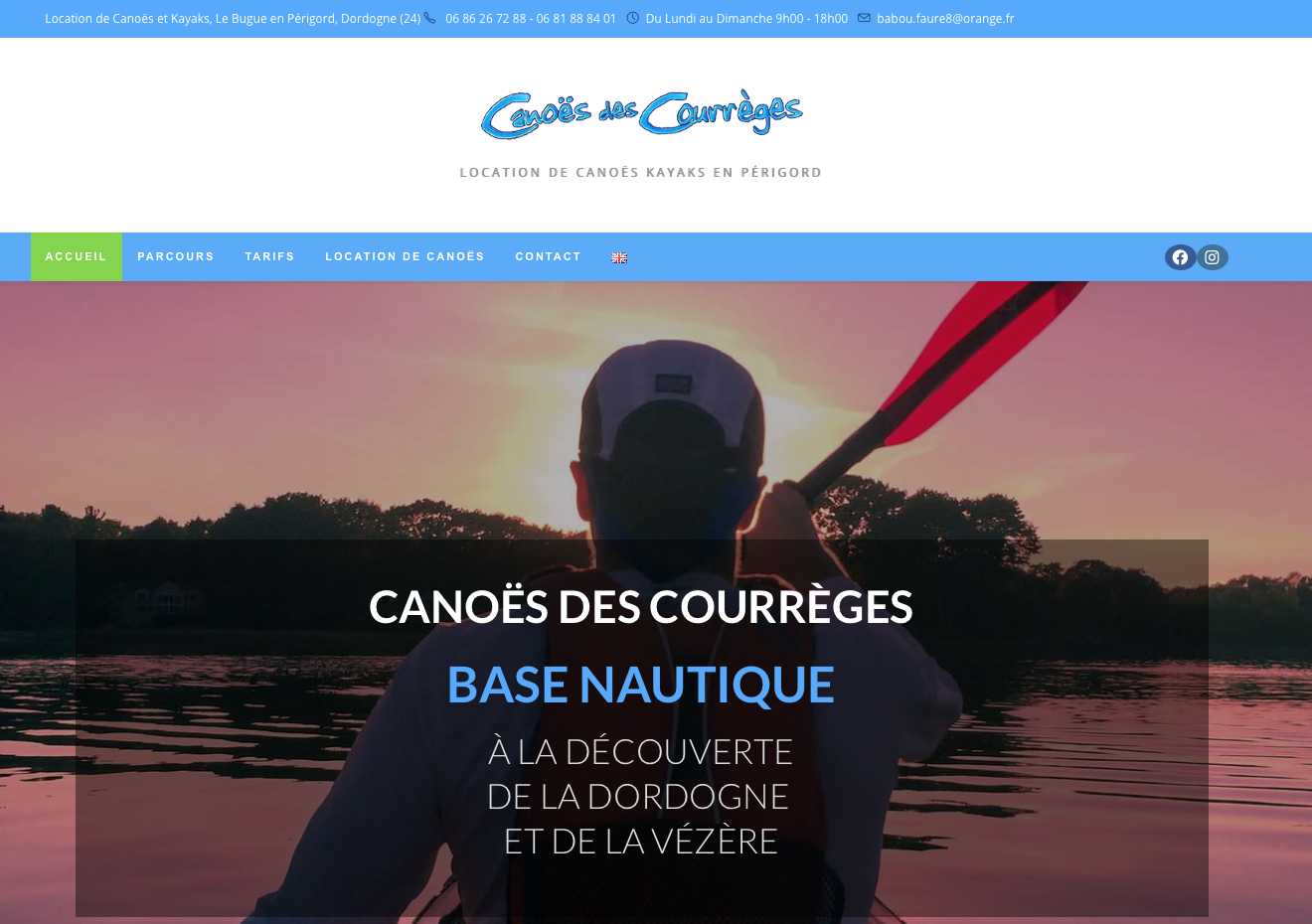 Canoës des Courrèges